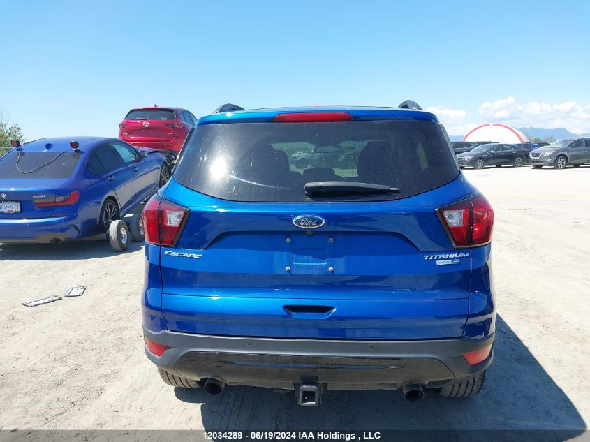 2019 Ford Escape Titanium VIN: 1FMCU9J91KUB71818 Lot: 12034289