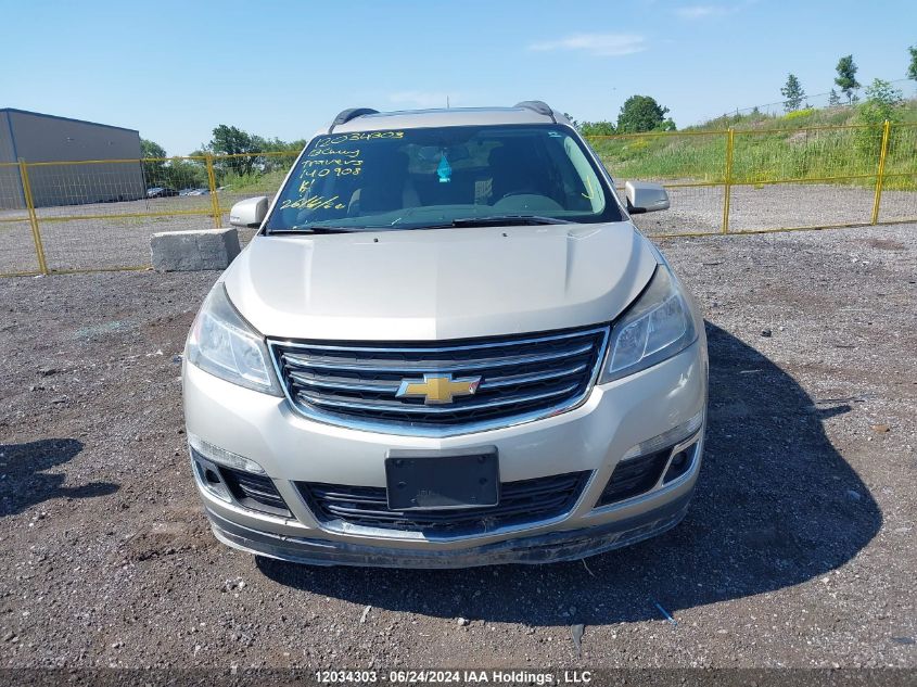 2013 Chevrolet Traverse VIN: 1GNKVGKD1DJ140908 Lot: 12034303