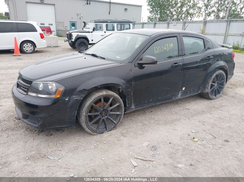 2014 Dodge Avenger VIN: 1C3CDZABXEN214269 Lot: 12034309