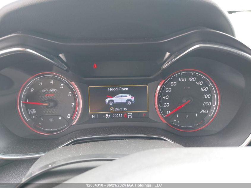 2021 Chevrolet Trailblazer VIN: KL79MUSL7MB091091 Lot: 12034310