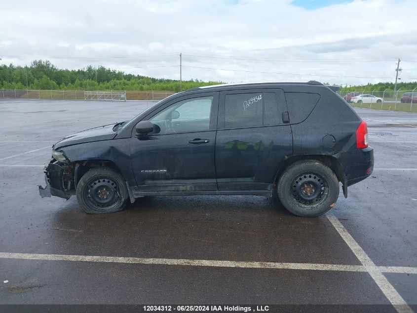 2013 Jeep Compass VIN: 1C4NJDAB7DD114117 Lot: 12034312