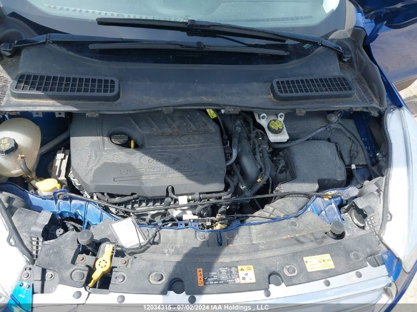 2017 Ford Escape Se VIN: 1FMCU0GDXHUA42010 Lot: 12034315