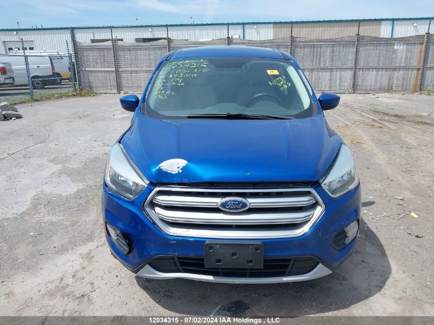 2017 Ford Escape Se VIN: 1FMCU0GDXHUA42010 Lot: 12034315