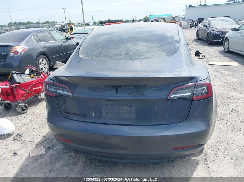 2022 Tesla Model 3 VIN: 5YJ3E1EA5NF174838 Lot: 12034322