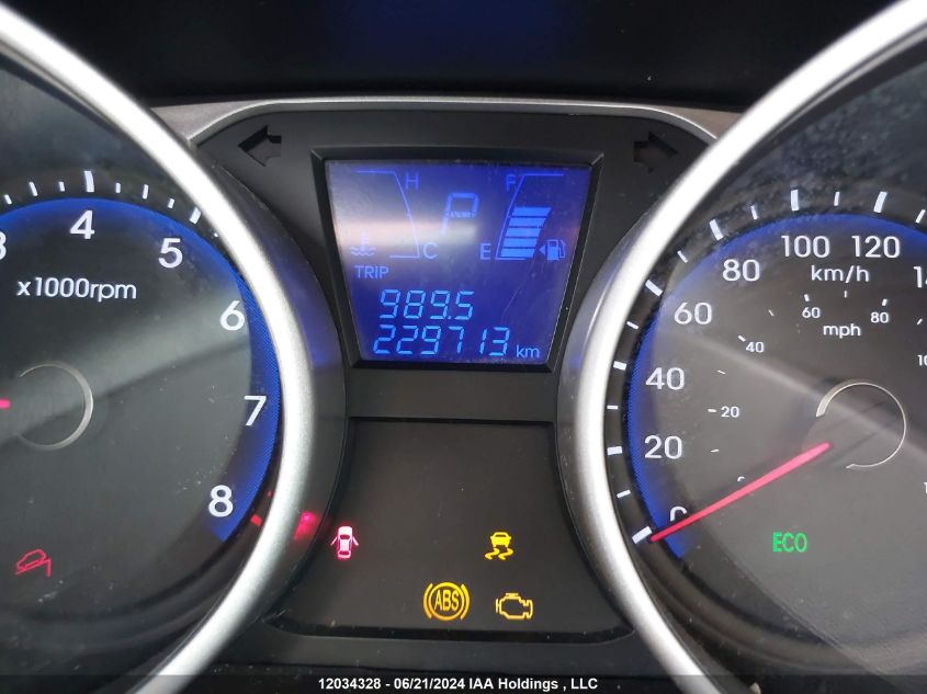 2013 Hyundai Tucson VIN: KM8JT3AC9DU555495 Lot: 12034328