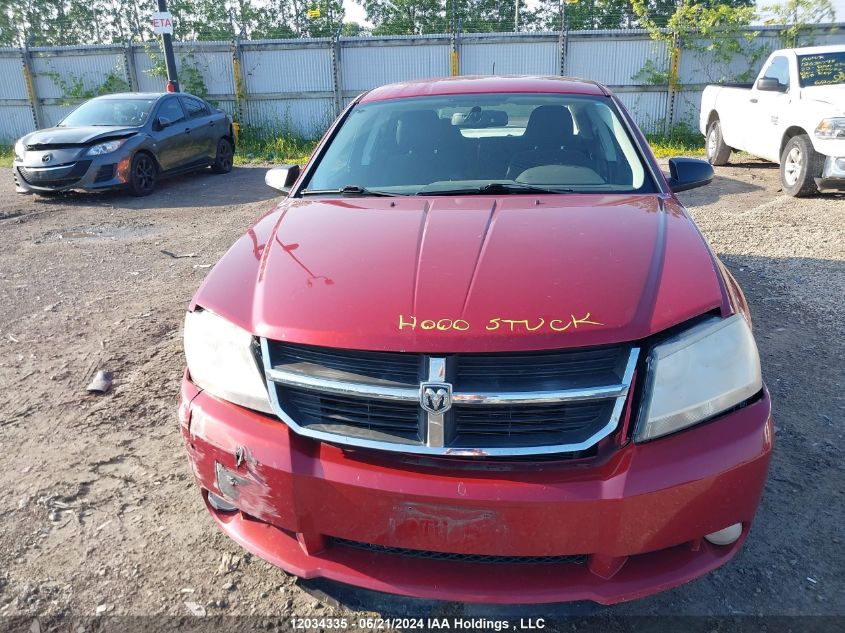 2010 Dodge Avenger Sxt VIN: 1B3CC5FB4AN231175 Lot: 12034335