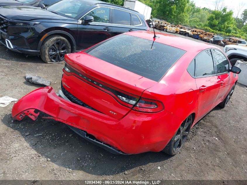 2016 Dodge Dart Gt Sport VIN: 1C3CDFGB4GD816731 Lot: 12034340