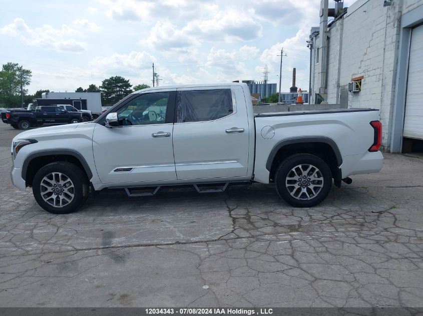 2024 Toyota Tundra Crewmax Platinum/Crewmax 1794 VIN: 5TFMA5DB4RX141780 Lot: 12034343