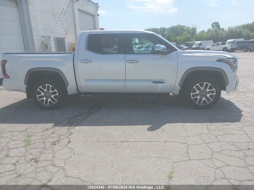 2024 Toyota Tundra Crewmax Platinum/Crewmax 1794 VIN: 5TFMA5DB4RX141780 Lot: 12034343