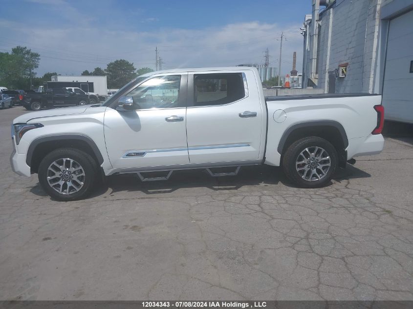 2024 Toyota Tundra Crewmax Platinum/Crewmax 1794 VIN: 5TFMA5DB4RX141780 Lot: 12034343