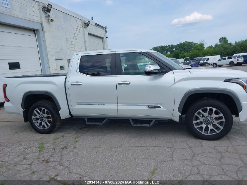 2024 Toyota Tundra Crewmax Platinum/Crewmax 1794 VIN: 5TFMA5DB4RX141780 Lot: 12034343