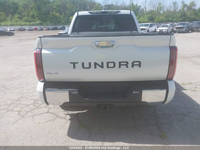 2024 Toyota Tundra Crewmax Platinum/Crewmax 1794 VIN: 5TFMA5DB4RX141780 Lot: 12034343