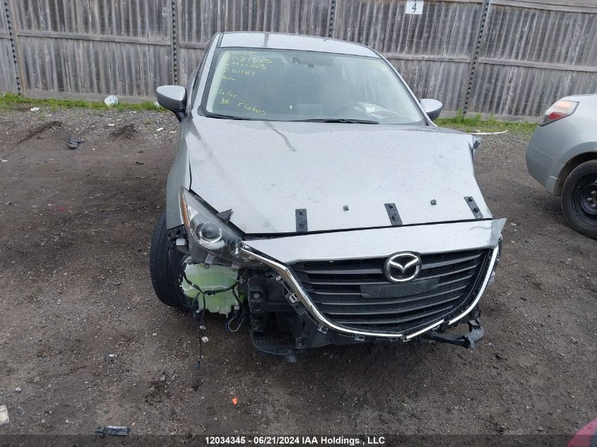 2016 Mazda Mazda3 VIN: 3MZBM1L72GM281184 Lot: 12034345