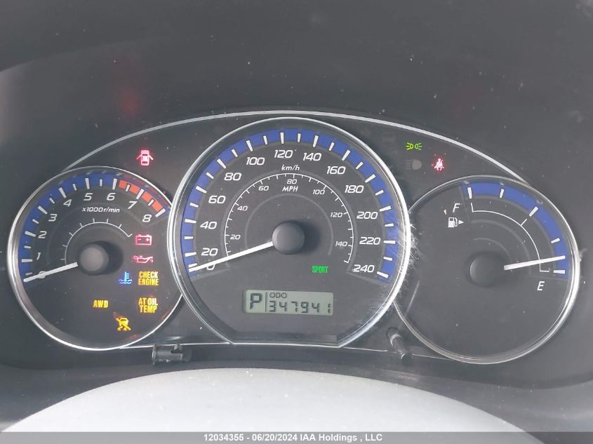 2010 Subaru Forester VIN: JF2SH6CC2AH731267 Lot: 12034355