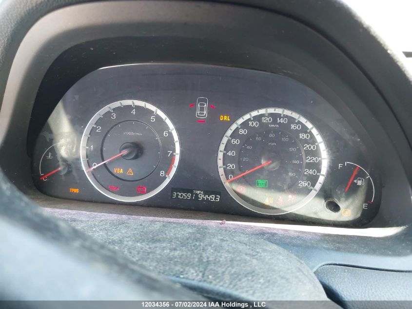 2009 Honda Accord VIN: 1HGCP25829A800665 Lot: 12034356