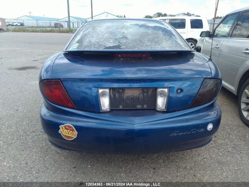 2003 Pontiac Sunfire VIN: 1G2JB12F637166383 Lot: 12034363