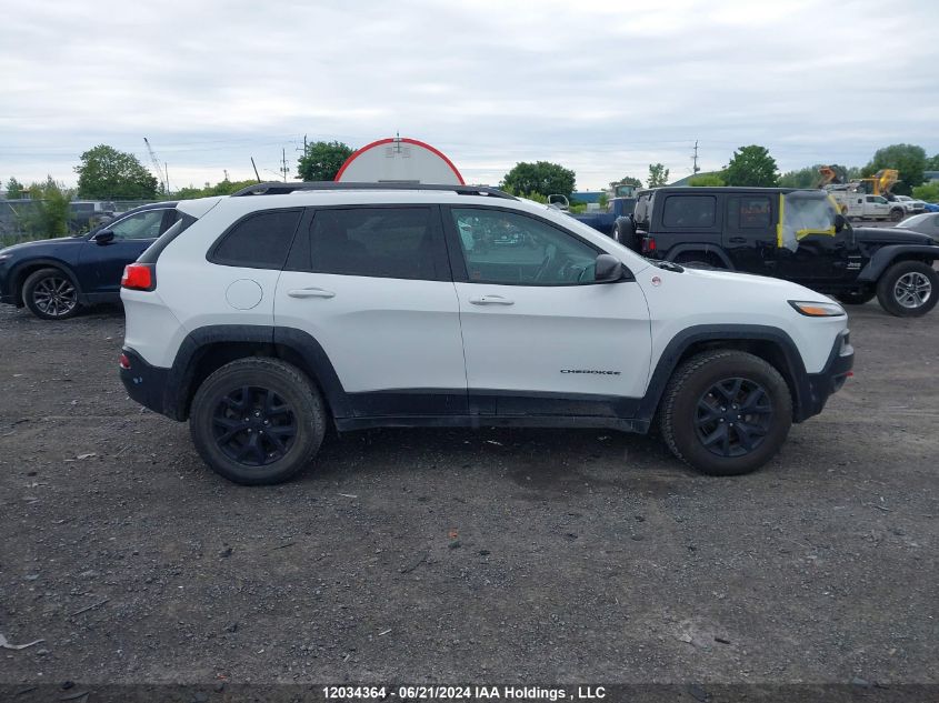 2018 Jeep Cherokee Trailhawk VIN: 1C4PJMBX0JD592913 Lot: 12034364