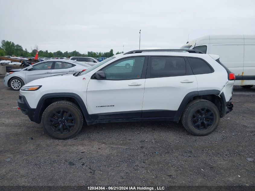 2018 Jeep Cherokee Trailhawk VIN: 1C4PJMBX0JD592913 Lot: 12034364