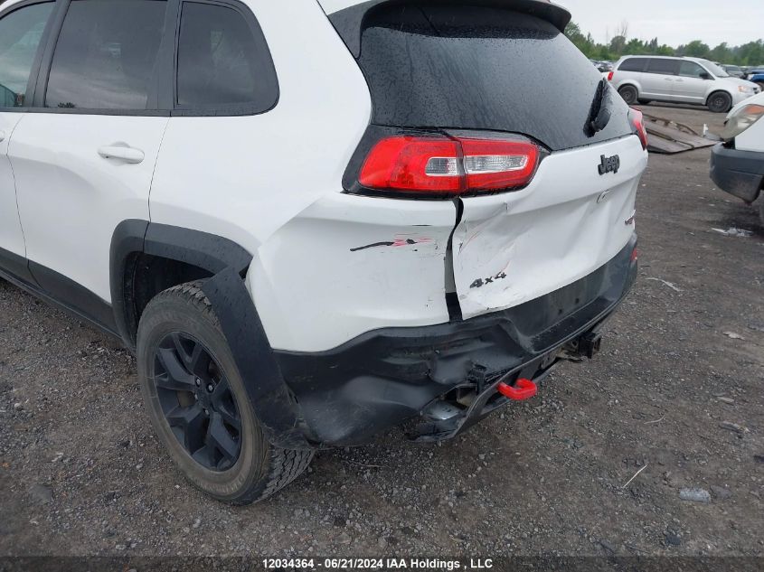 2018 Jeep Cherokee Trailhawk VIN: 1C4PJMBX0JD592913 Lot: 12034364