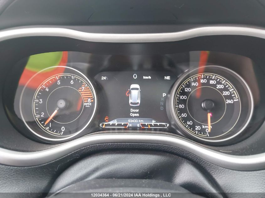 2018 Jeep Cherokee Trailhawk VIN: 1C4PJMBX0JD592913 Lot: 12034364