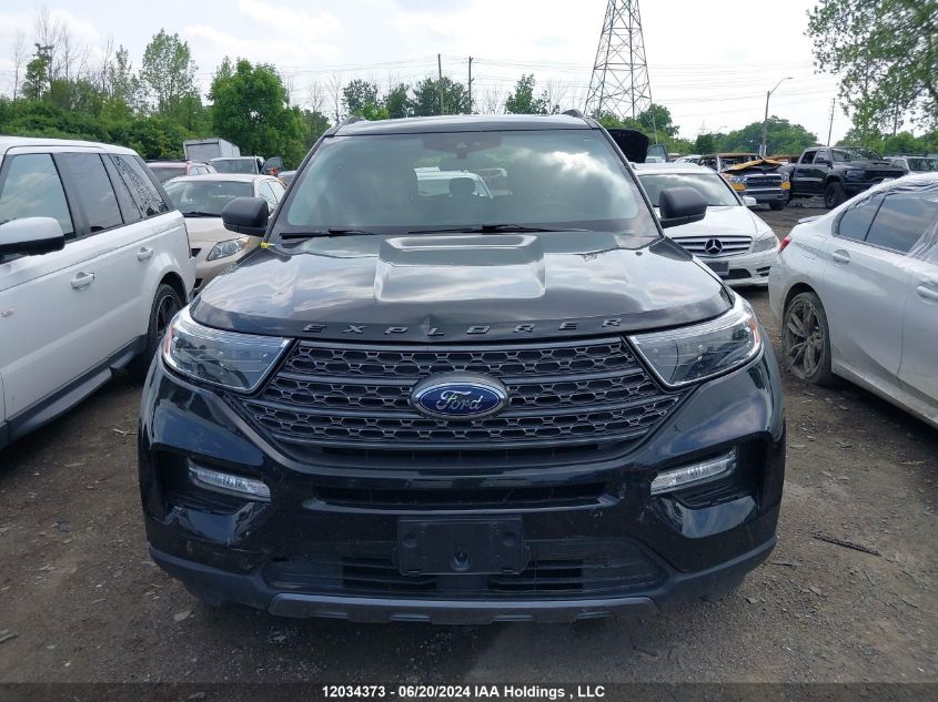 2021 Ford Explorer Xlt VIN: 1FMSK8DH6MGC13903 Lot: 12034373