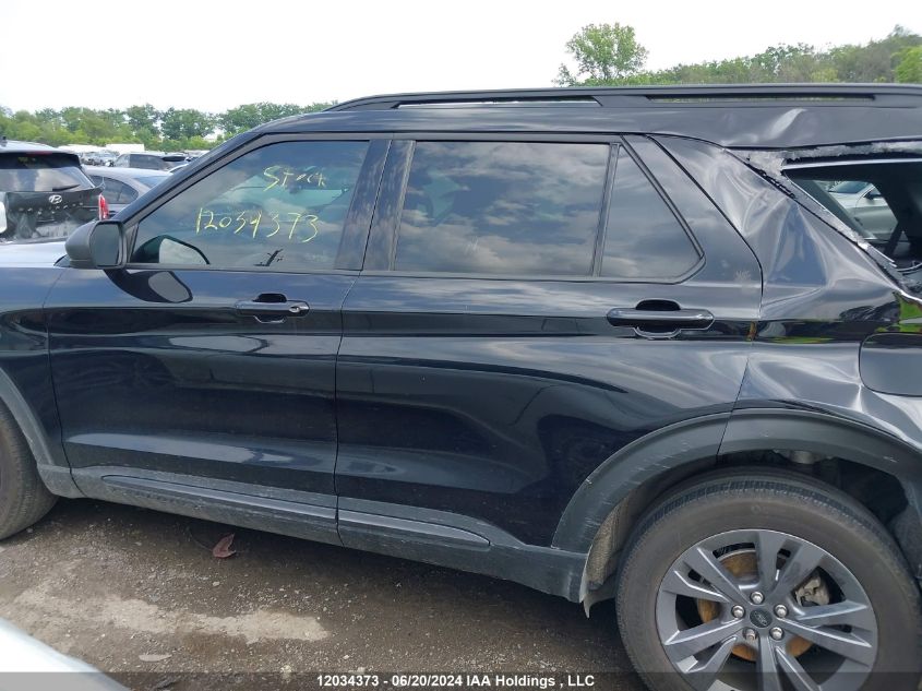 2021 Ford Explorer Xlt VIN: 1FMSK8DH6MGC13903 Lot: 12034373