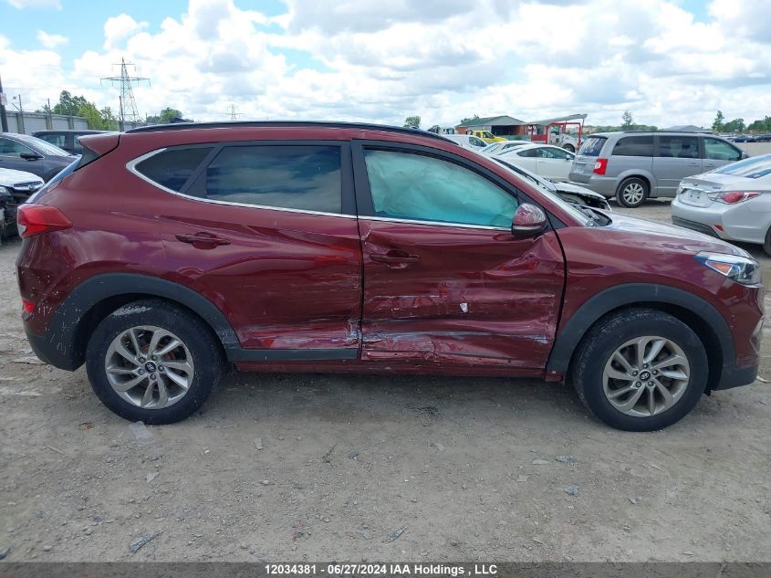 2016 Hyundai Tucson Luxury VIN: KM8J3CA45GU176734 Lot: 12034381