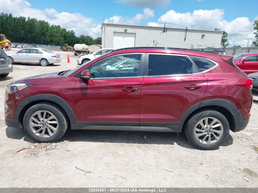 2016 Hyundai Tucson Luxury VIN: KM8J3CA45GU176734 Lot: 12034381