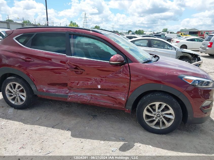 2016 Hyundai Tucson Luxury VIN: KM8J3CA45GU176734 Lot: 12034381