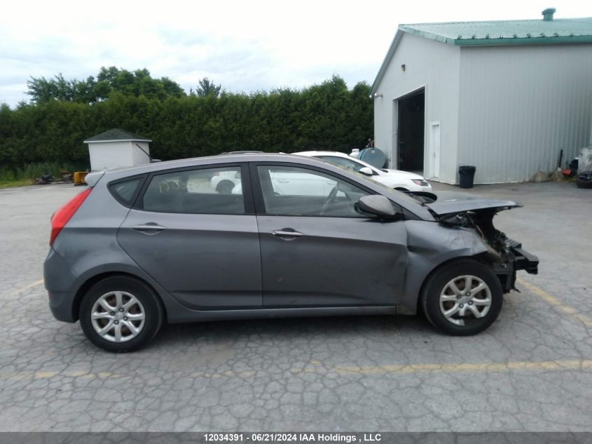 2013 Hyundai Accent Gls/Gs VIN: KMHCT5AE7DU140505 Lot: 12034391