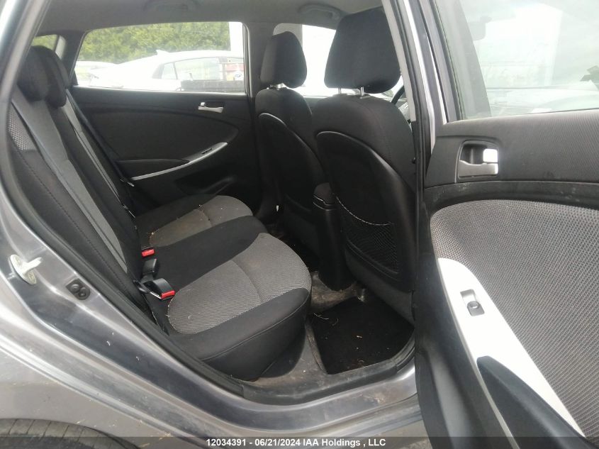 2013 Hyundai Accent Gls/Gs VIN: KMHCT5AE7DU140505 Lot: 12034391