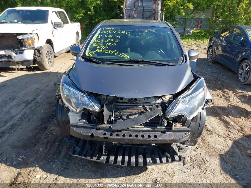 2018 Nissan Versa Note S/Sr/Sv VIN: 3N1CE2CP2JL369825 Lot: 12034392