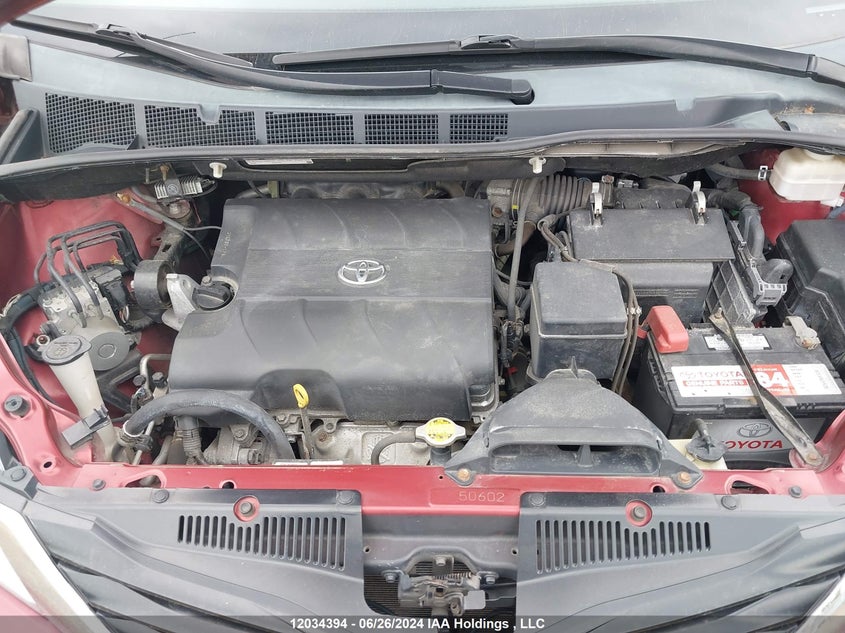 2013 Toyota Sienna Le 8 Passenger VIN: 5TDKK3DC1DS296027 Lot: 12034394