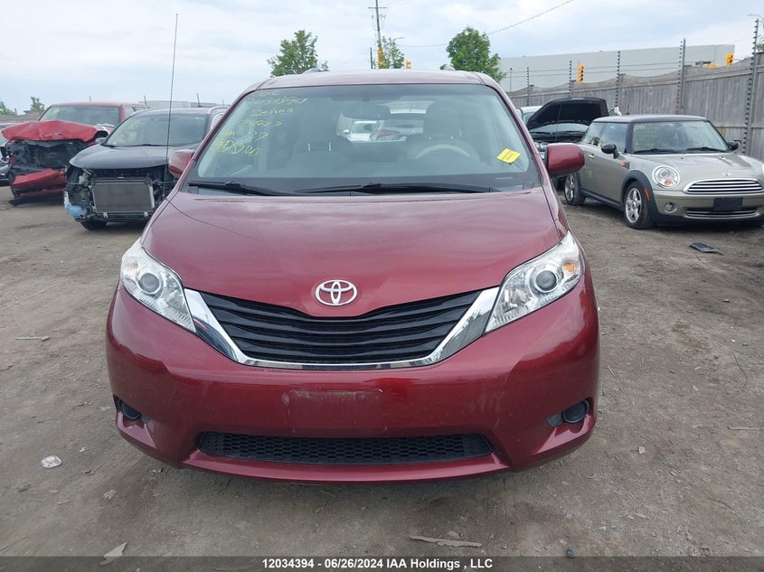 2013 Toyota Sienna Le 8 Passenger VIN: 5TDKK3DC1DS296027 Lot: 12034394