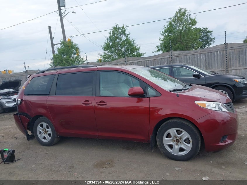 2013 Toyota Sienna Le 8 Passenger VIN: 5TDKK3DC1DS296027 Lot: 12034394