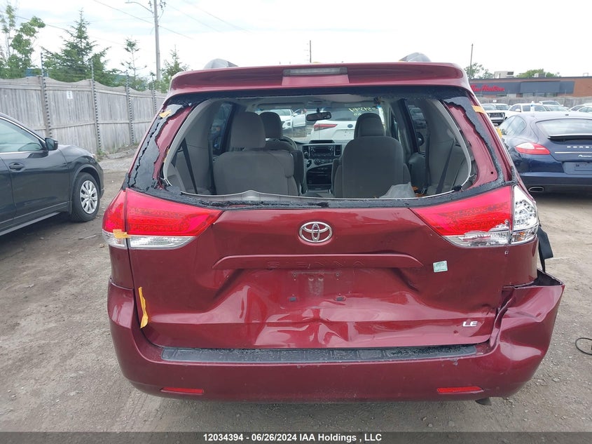 2013 Toyota Sienna Le 8 Passenger VIN: 5TDKK3DC1DS296027 Lot: 12034394