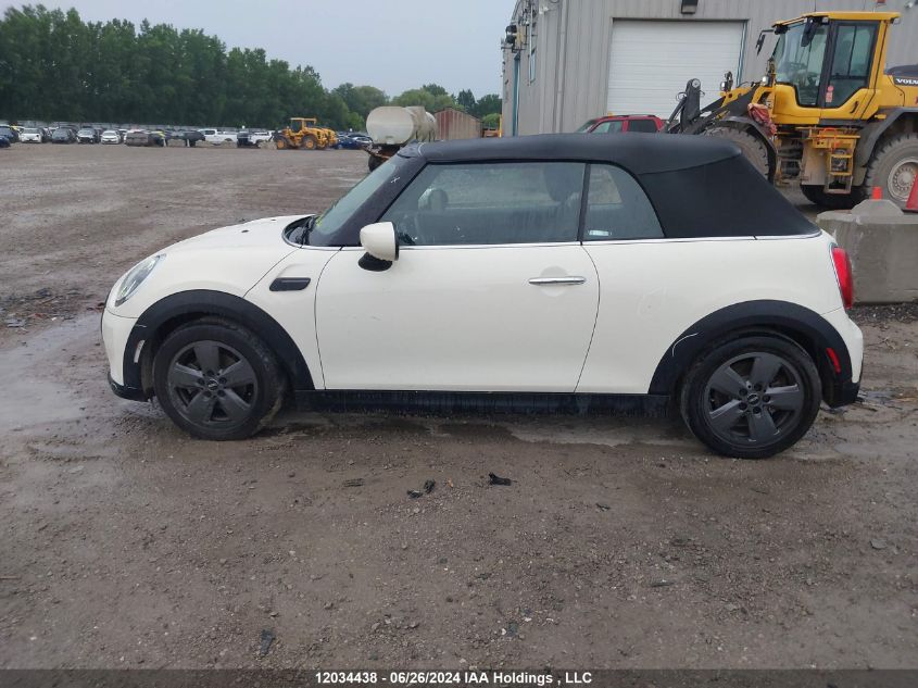 2022 Mini Cooper Convertible VIN: WMW23DL09N3P21617 Lot: 12034438
