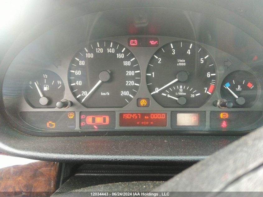 2000 BMW 3 Series VIN: WBAAM5345YFR17770 Lot: 12034443