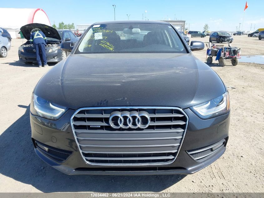 2014 Audi A4 VIN: WAUFFCFL3EN000917 Lot: 12034462