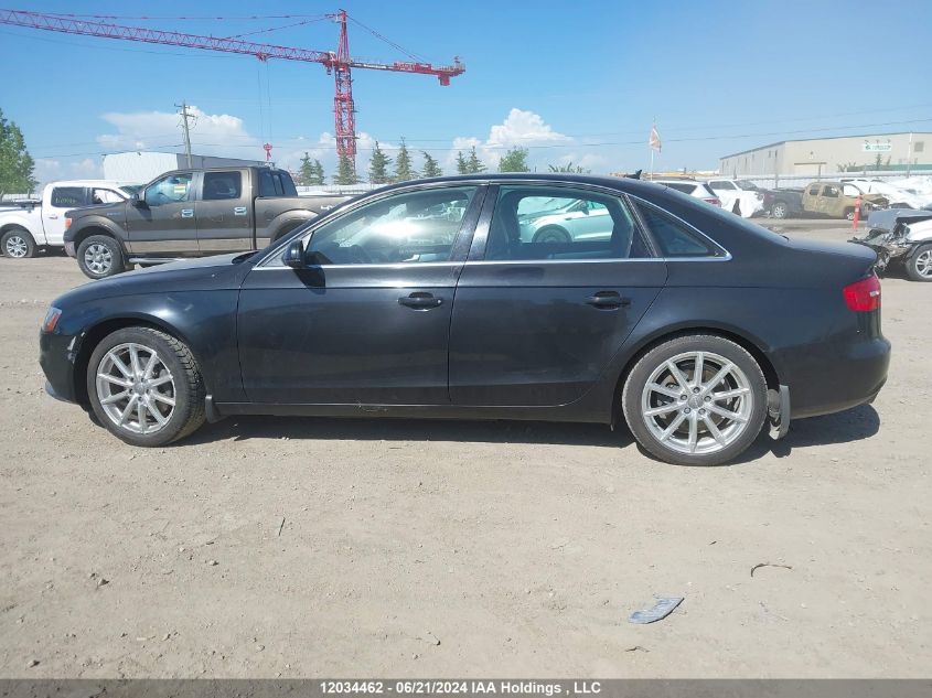 2014 Audi A4 VIN: WAUFFCFL3EN000917 Lot: 12034462