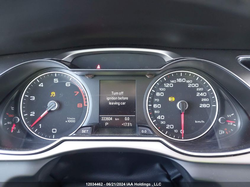 2014 Audi A4 VIN: WAUFFCFL3EN000917 Lot: 12034462