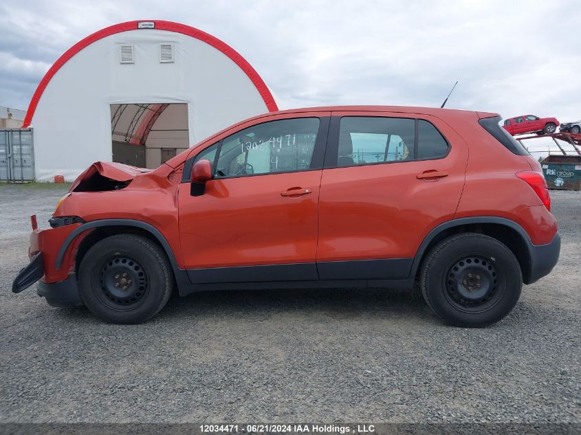 2014 Chevrolet Trax Ls VIN: 3GNCJKEB7EL175802 Lot: 12034471