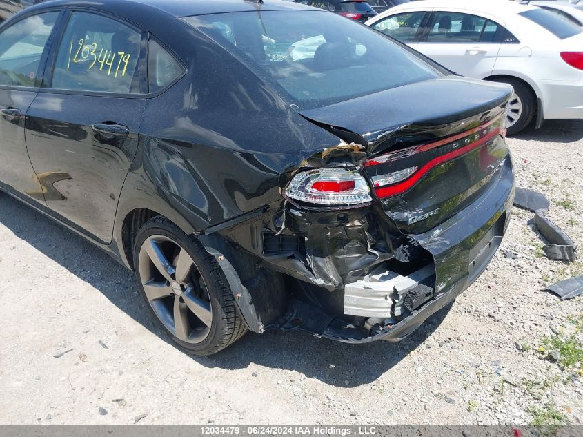 2014 Dodge Dart Gt VIN: 1C3CDFEB1ED866826 Lot: 12034479