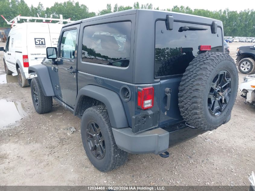 2017 Jeep Wrangler Sport VIN: 1C4AJWAG3HL602367 Lot: 12034488