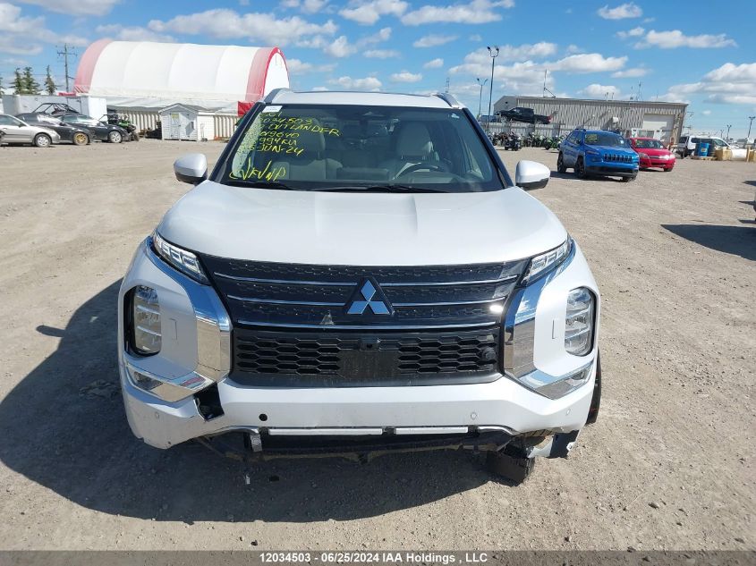 2022 Mitsubishi Outlander VIN: JA4J4VA87NZ619640 Lot: 12034503