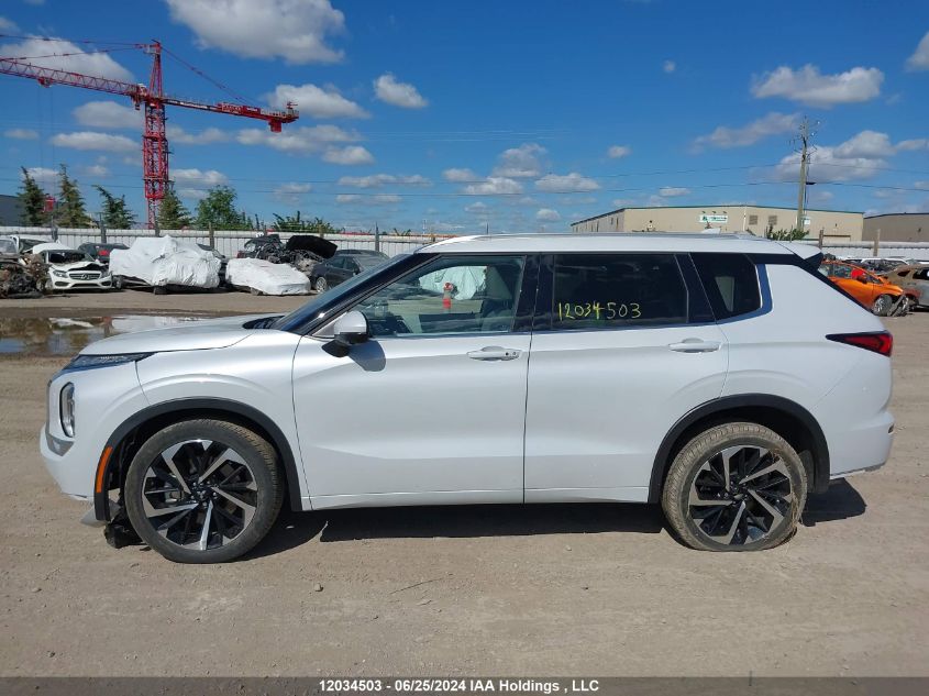 2022 Mitsubishi Outlander VIN: JA4J4VA87NZ619640 Lot: 12034503