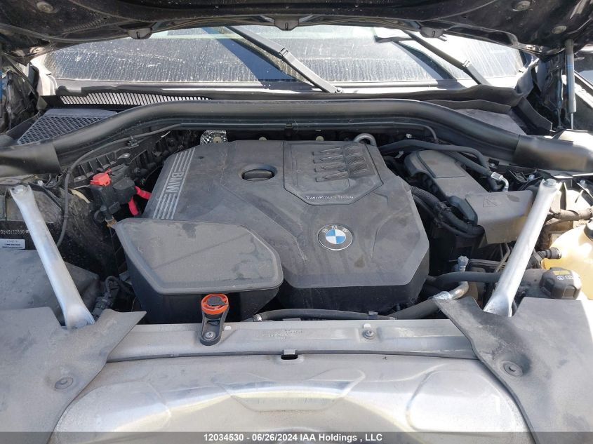 2022 BMW X3 xDrive30I VIN: 5UX53DP05N9J72830 Lot: 12034530