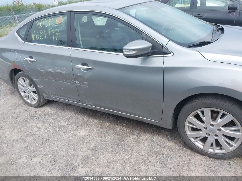 2013 Nissan Sentra VIN: 3N1AB7AP3DL689997 Lot: 12034533