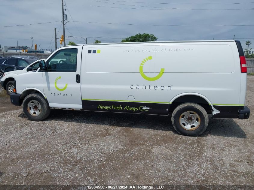 2012 Chevrolet Express Cargo Van VIN: 1GCWGGCA1C1163211 Lot: 12034550