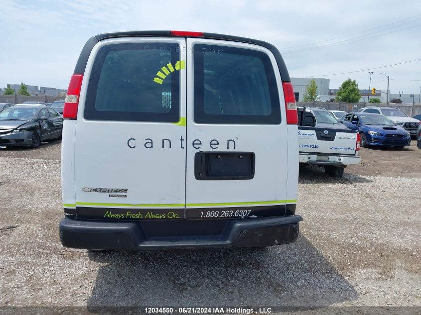 2012 Chevrolet Express Cargo Van VIN: 1GCWGGCA1C1163211 Lot: 12034550